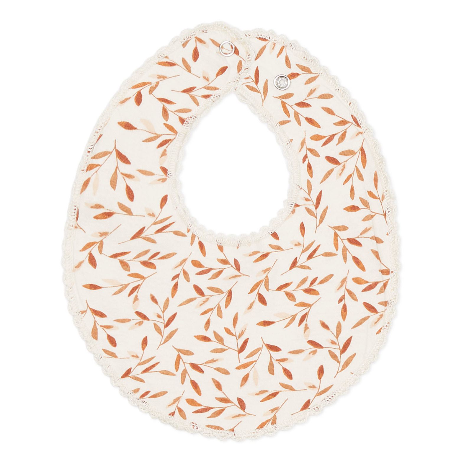 Cam Cam - Bavoir Caramel Leaves en coton bio - Caramel