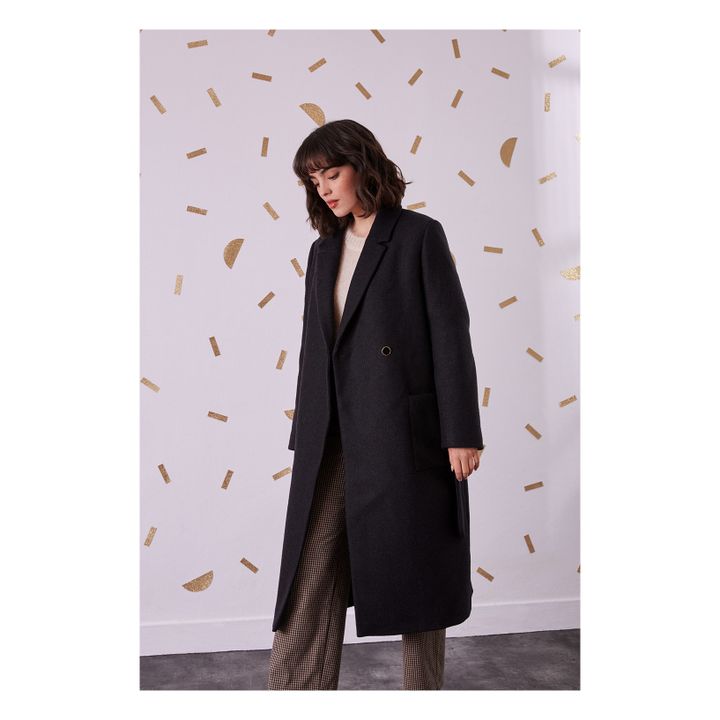 Nola Wool Coat Black