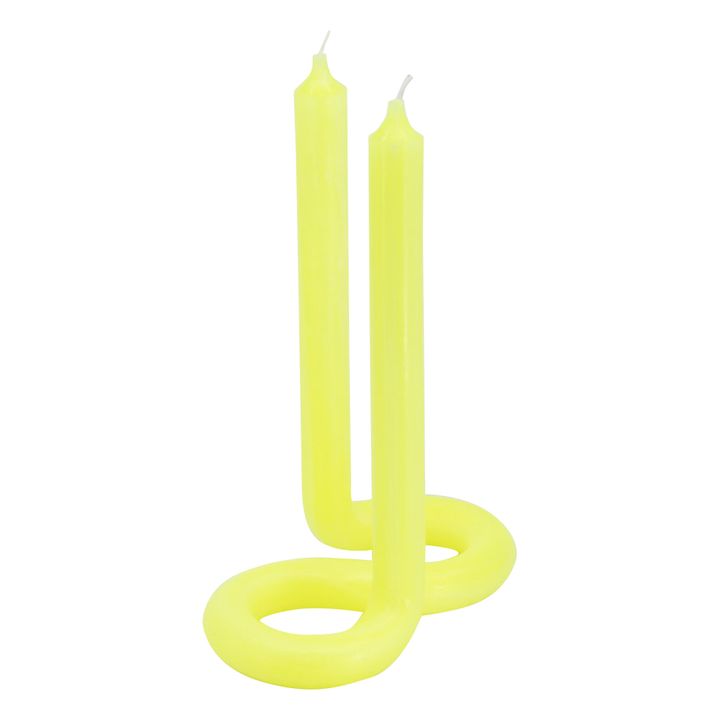Vela trenzada TWIST | Amarillo- Imagen del producto n°0