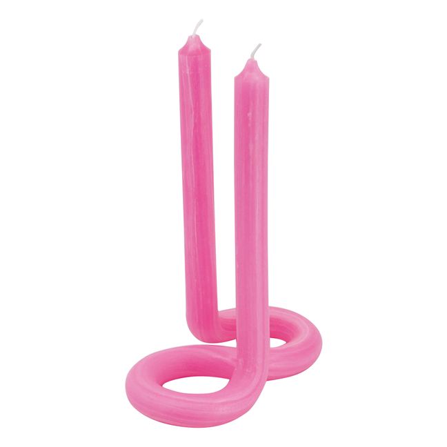 TWIST Candle Pink
