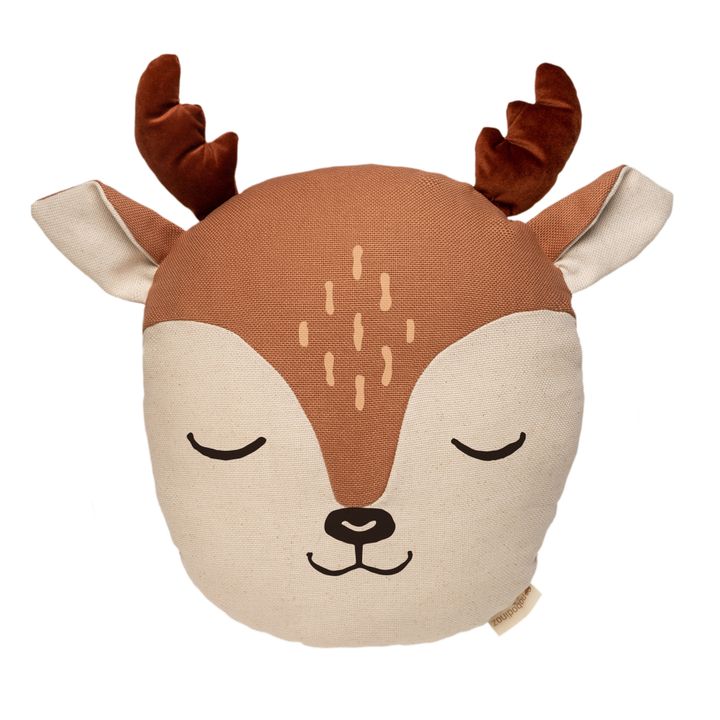 Reindeer Cushion | Terracotta- Product image n°0