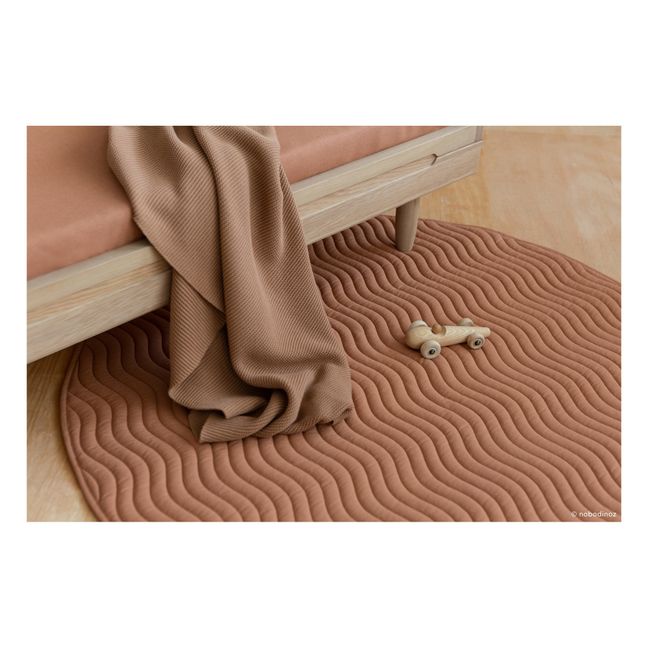Spielteppich Kiowa aus Bio-Baumwolle | Terracotta