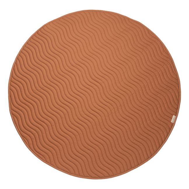 Spielteppich Kiowa aus Bio-Baumwolle | Terracotta