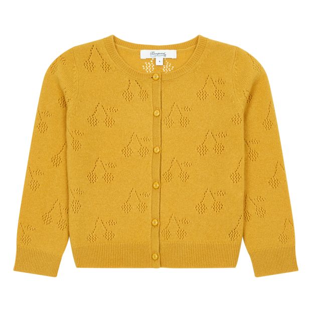 kids yellow cardigan