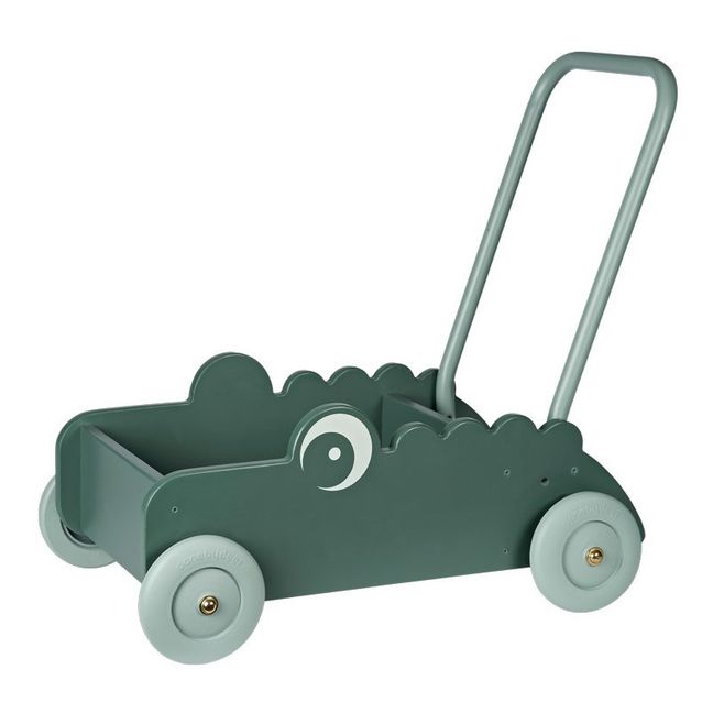 Croco Push Trolley Toy Green