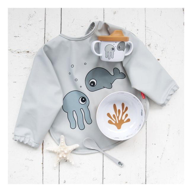 Babero con mangas Sea friends | Gris