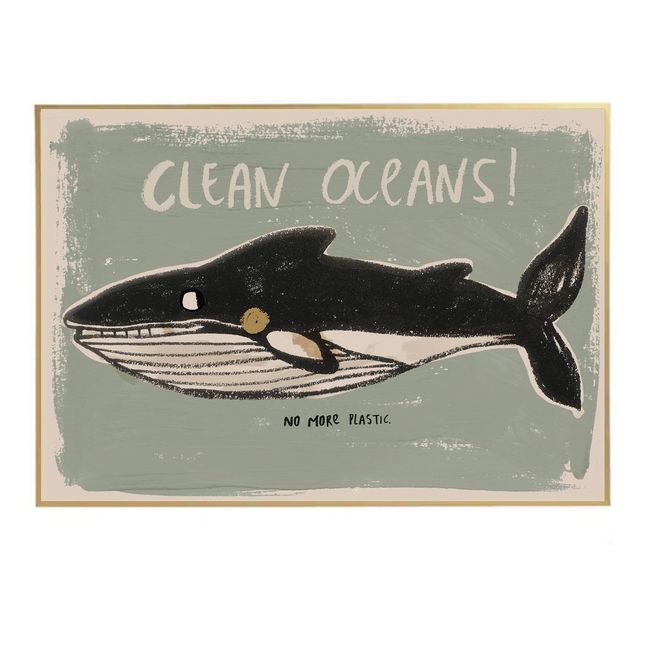 Large Clean Ocean Poster