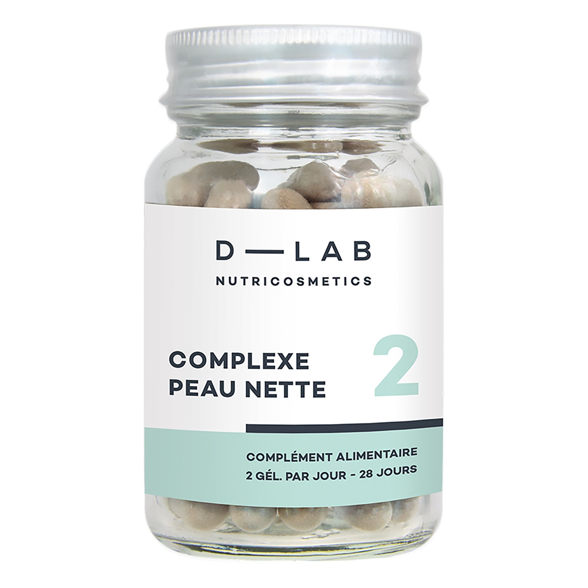 D-LAB NUTRICOSMETICS - Complexe Peau Nette - 1 mois - Blanc