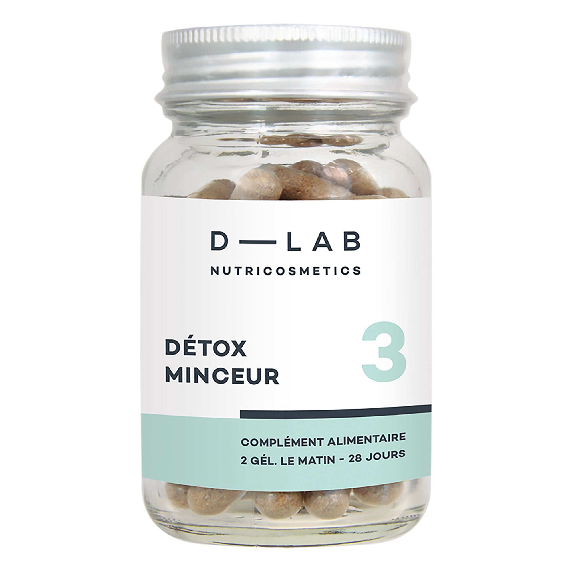 D-LAB NUTRICOSMETICS - Détox Minceur - 1 mois - Blanc