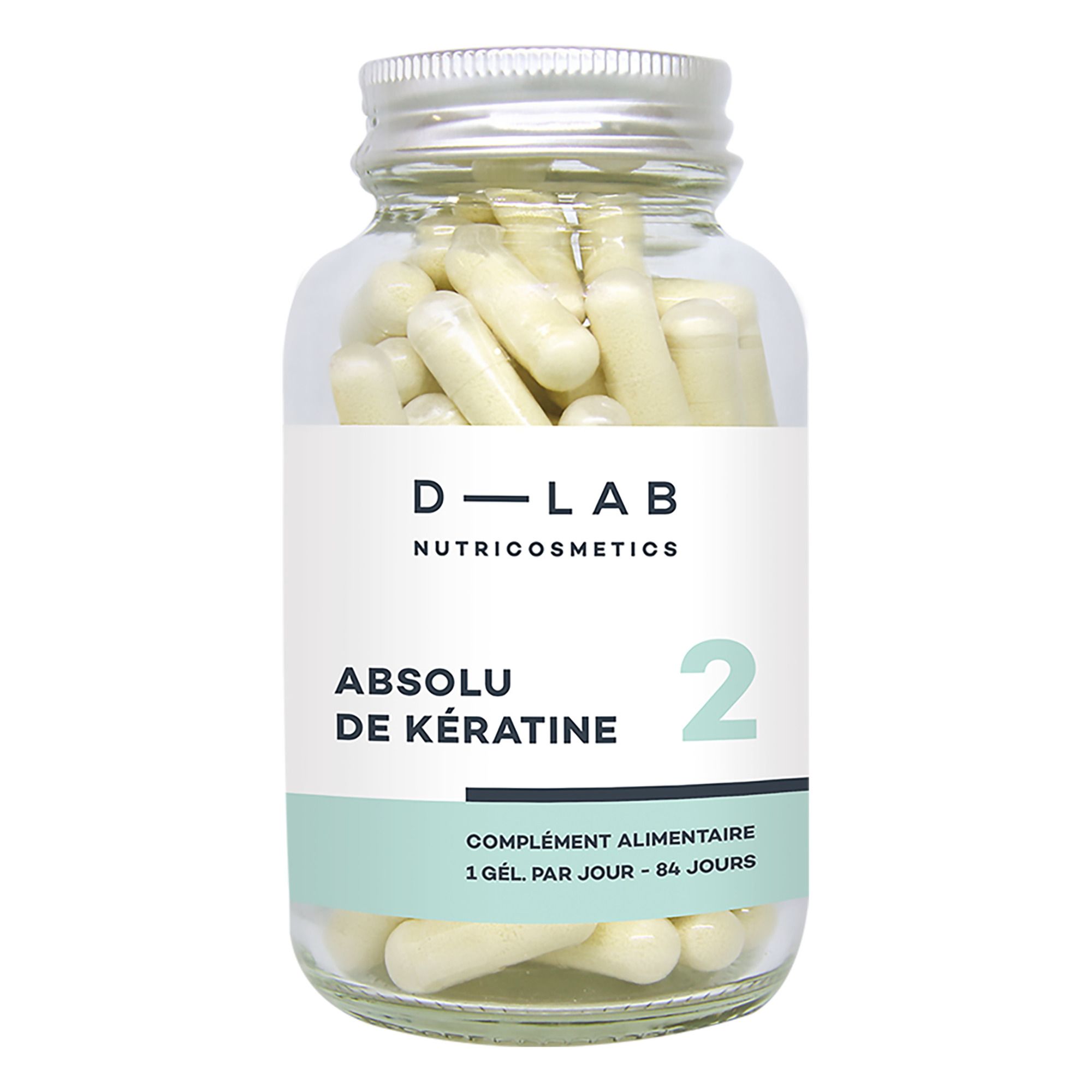 D-LAB NUTRICOSMETICS - Absolu de Kératine Complément alimentaire - 3 mois