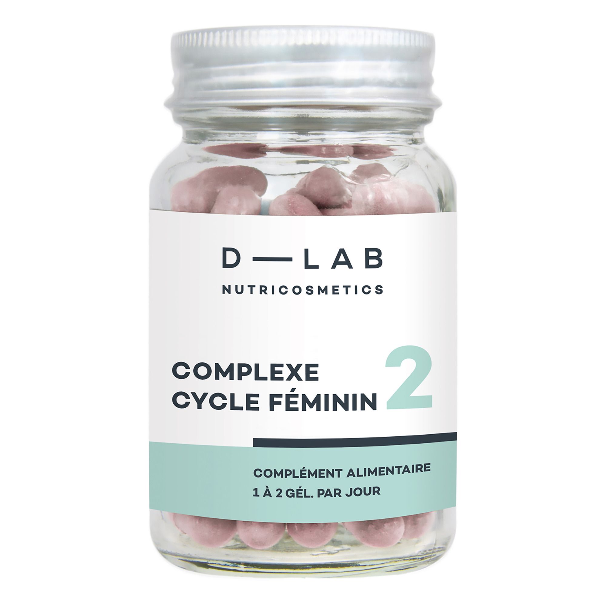 D-LAB NUTRICOSMETICS - Complexe Cycle Féminin - 1 mois - Blanc