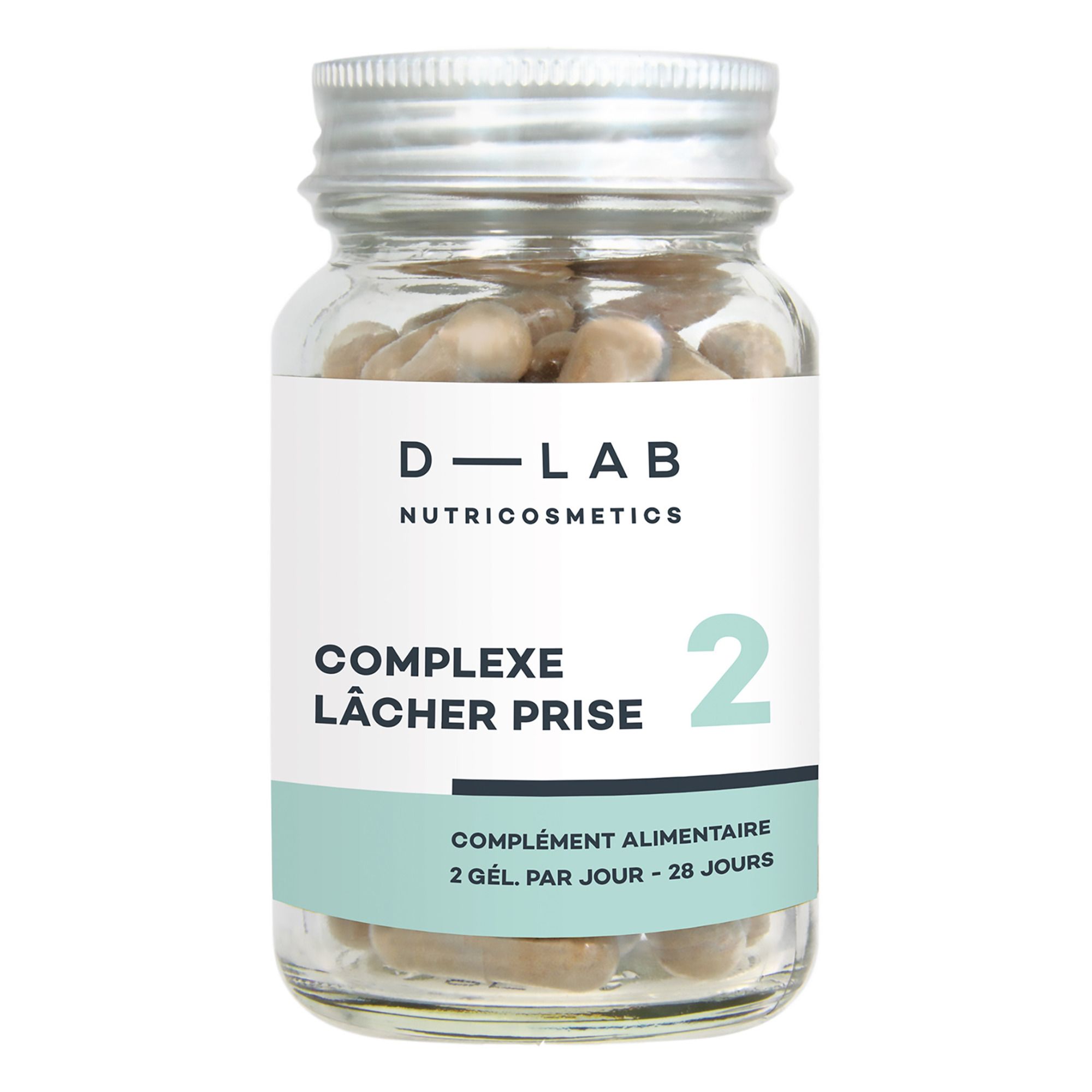 D-LAB NUTRICOSMETICS - Complexe Lâcher Prise - 1 mois - Blanc