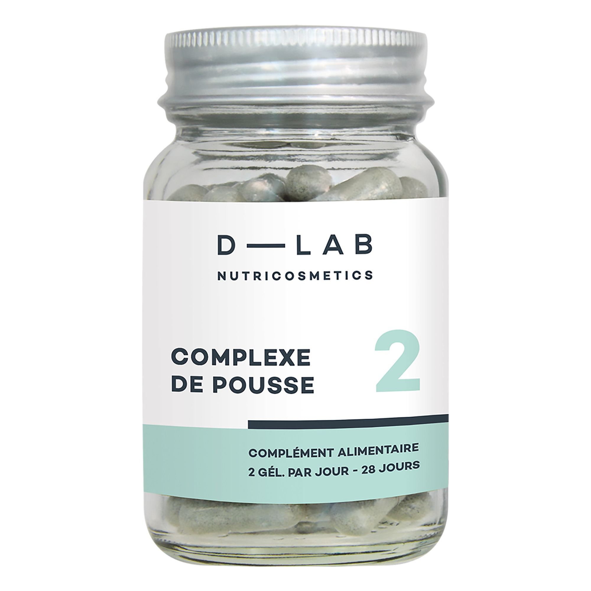 D-LAB NUTRICOSMETICS - Complexe de Pousse - 1 mois - Blanc