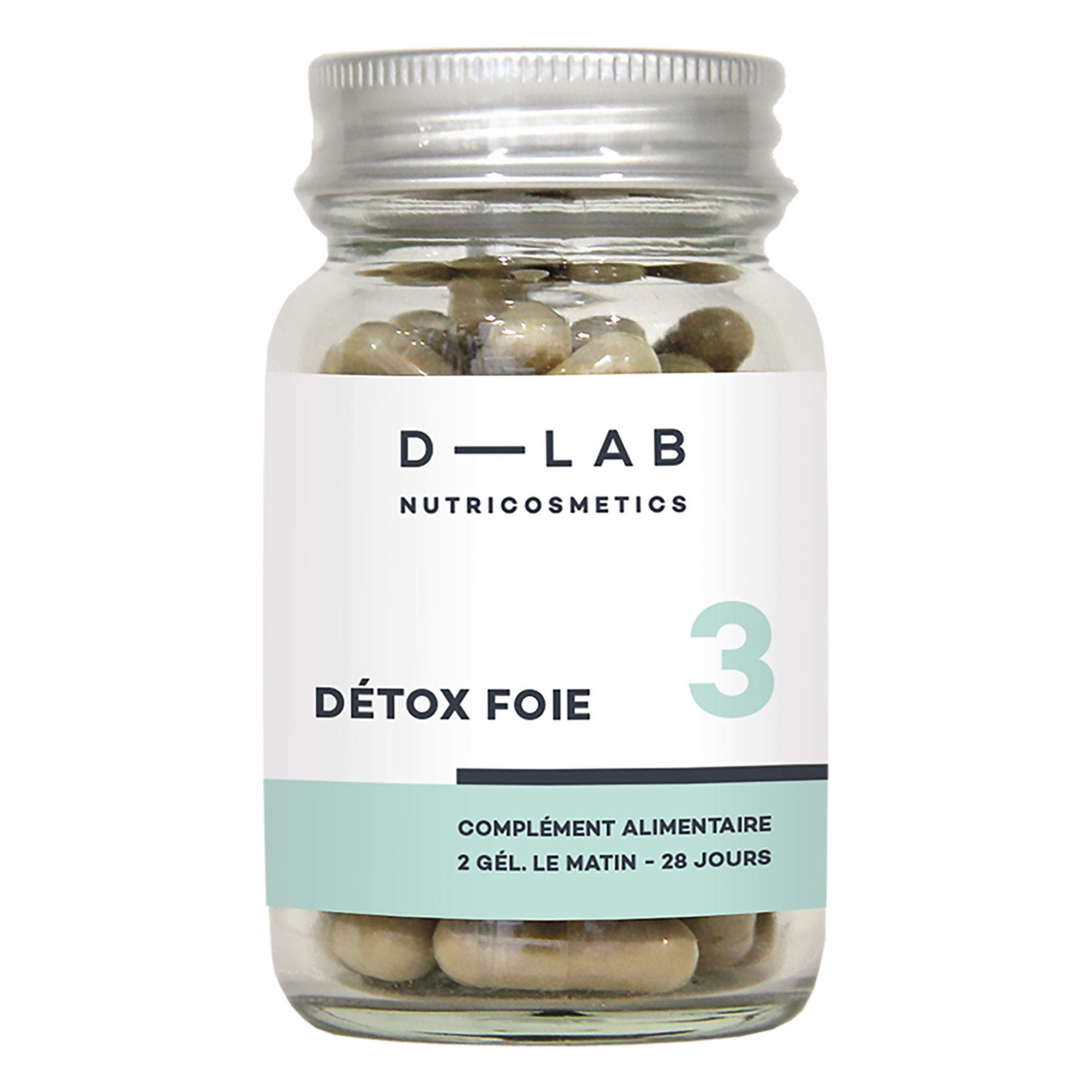 D-LAB NUTRICOSMETICS - Détox Foie - 1 mois - Blanc