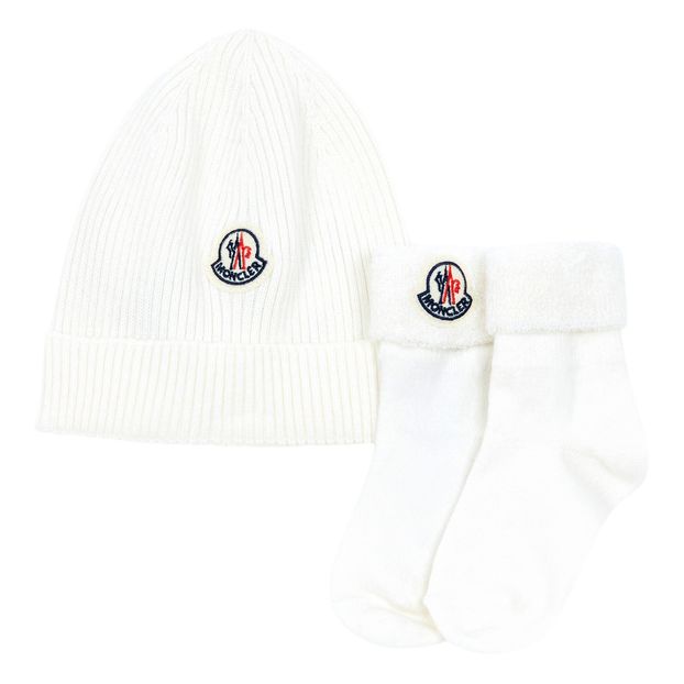 bonnet moncler blanc