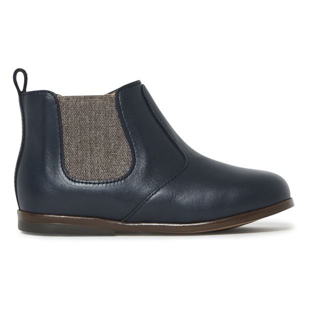 Chelsea Boots Zeus Bleu Marine Clotaire Chaussure Bebe Enfant