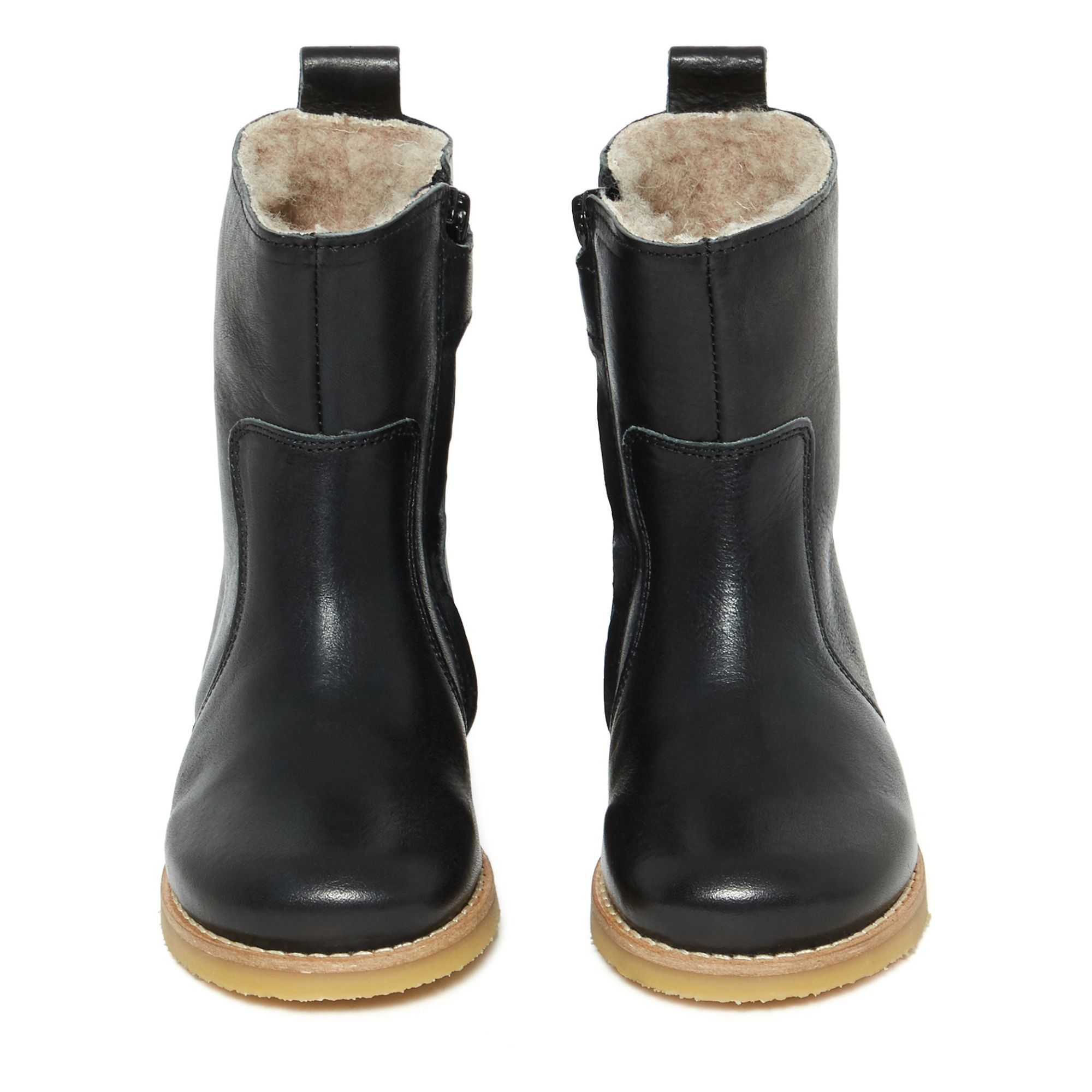 Stivali con pelo Nero Petit Nord Scarpe Bambino