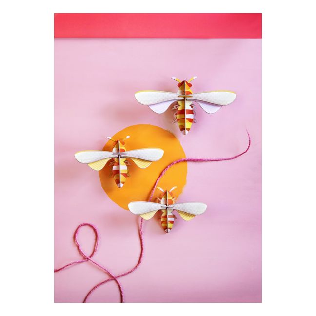 Decoración mural Abejas - Set de 3