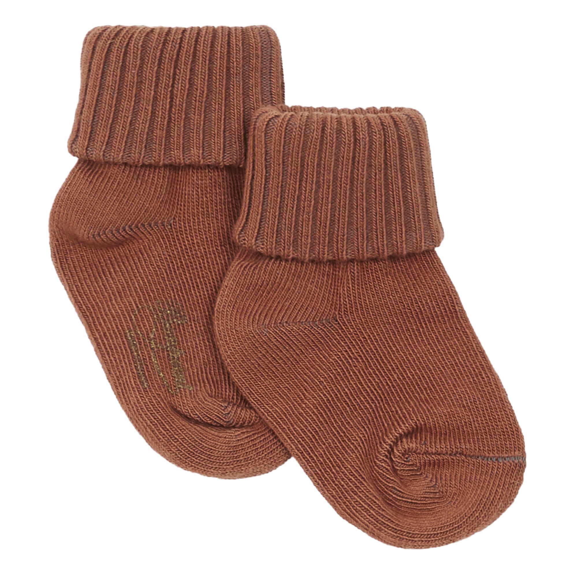 Bonpoint - Chaussettes Côtelées - Fille - Caramel