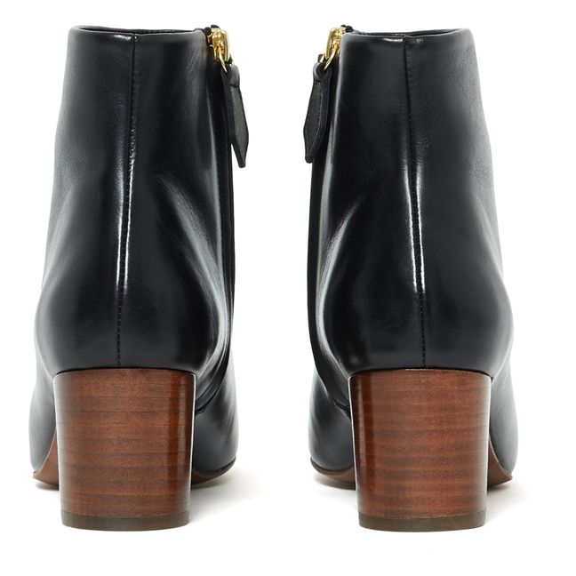 N° 290 Leather Ankle Boots | Black