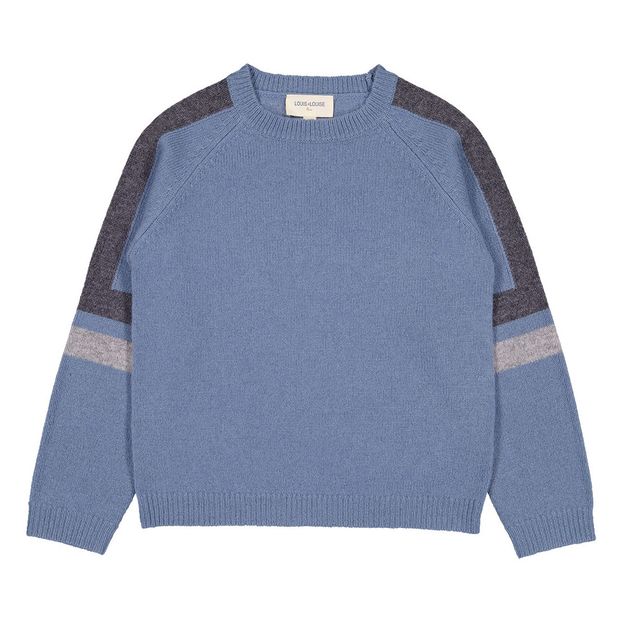 blue merino wool jumper