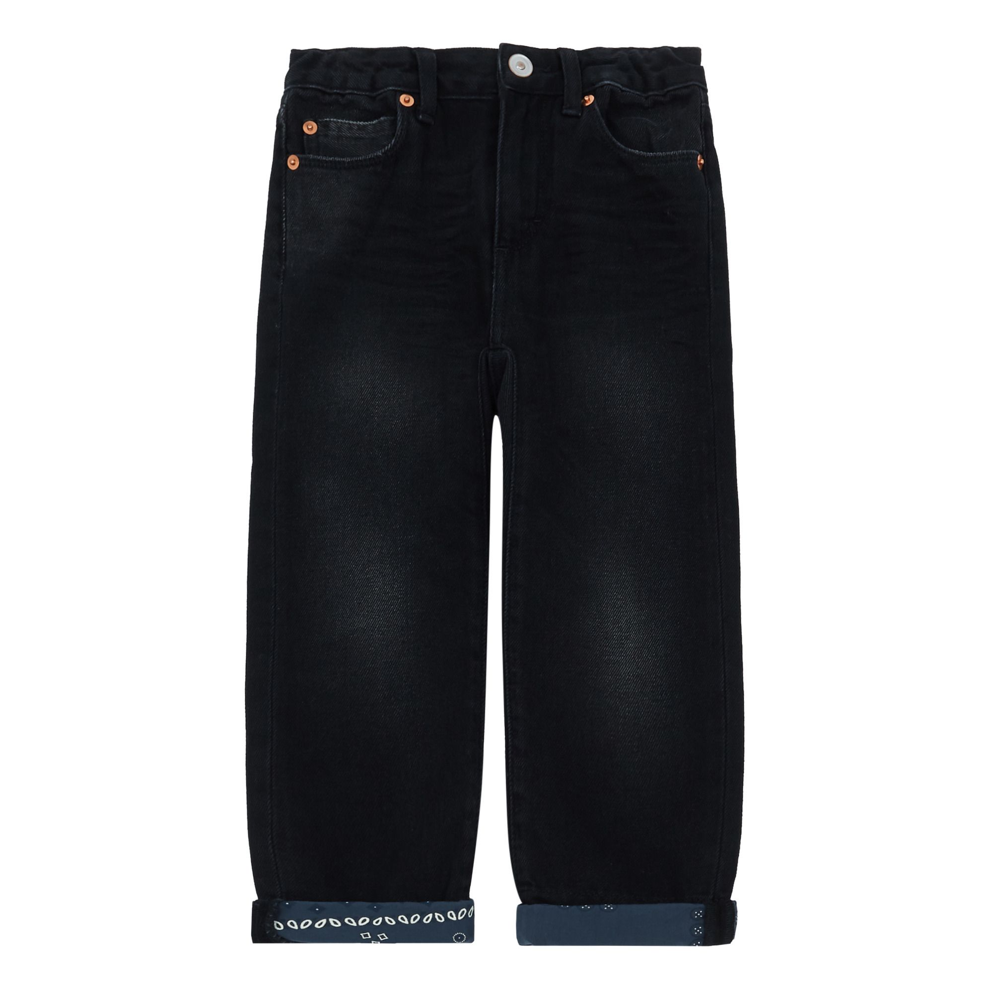 Bandana Boyfriend Jeans Black Bellerose Fashion Teen , Children