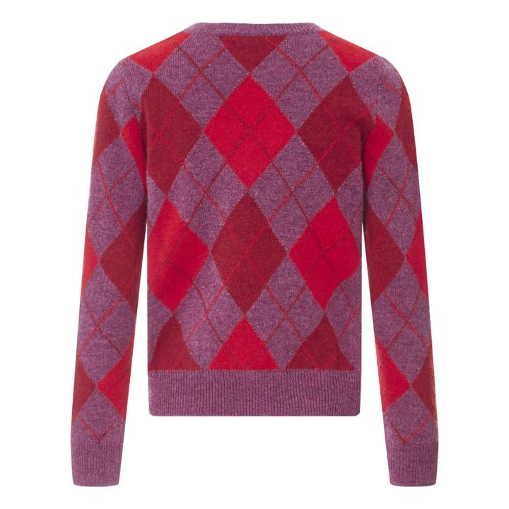 Jacquard Wool Sweater Purple A.P.C. 