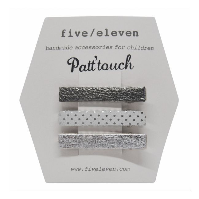 Hairslides - Set of 3 | Silver
