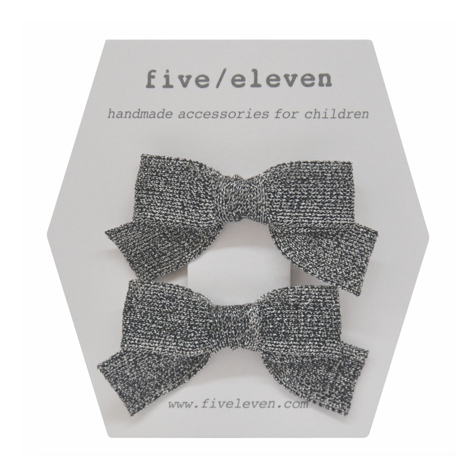 Five / Eleven - Set 2 Barrettes Japanese - Fille - Noir