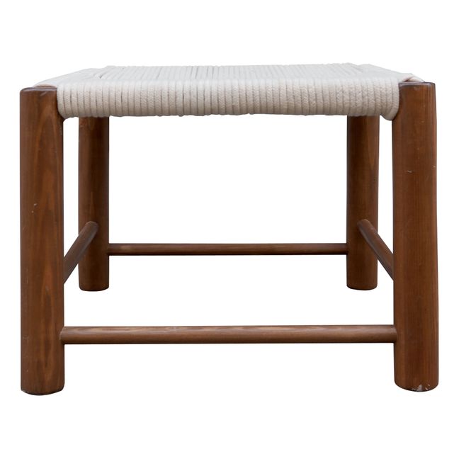 Carlo XL Rope Stool | Bois clair
