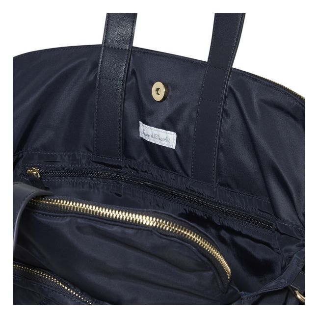Leon the Hedgehog Changing Bag | Navy blue