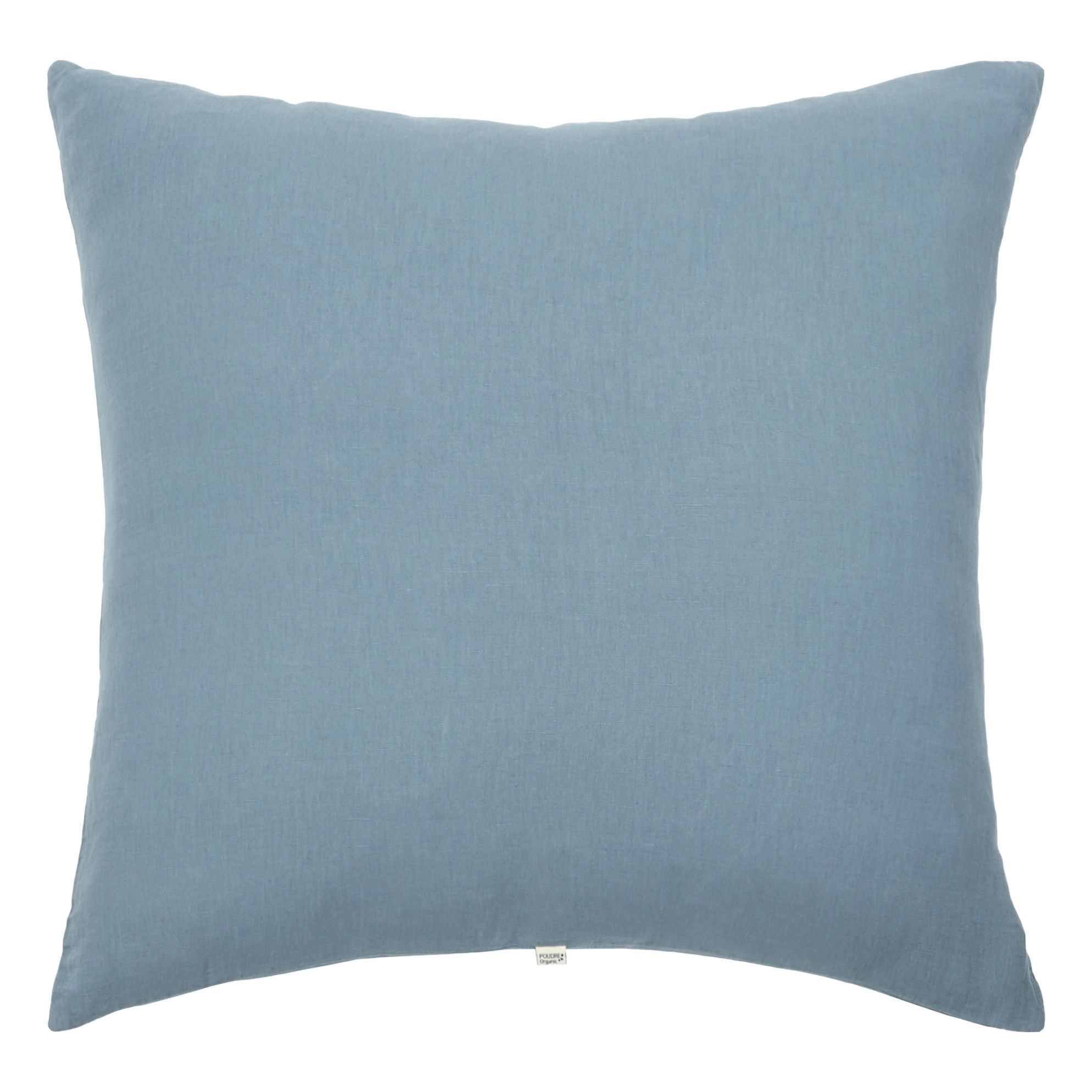 Barley Linen Pillowcase Blue Poudre Orge Muslin Pillowcase Blue Poudre