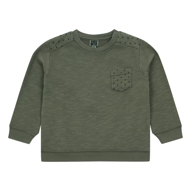 khaki star jumper