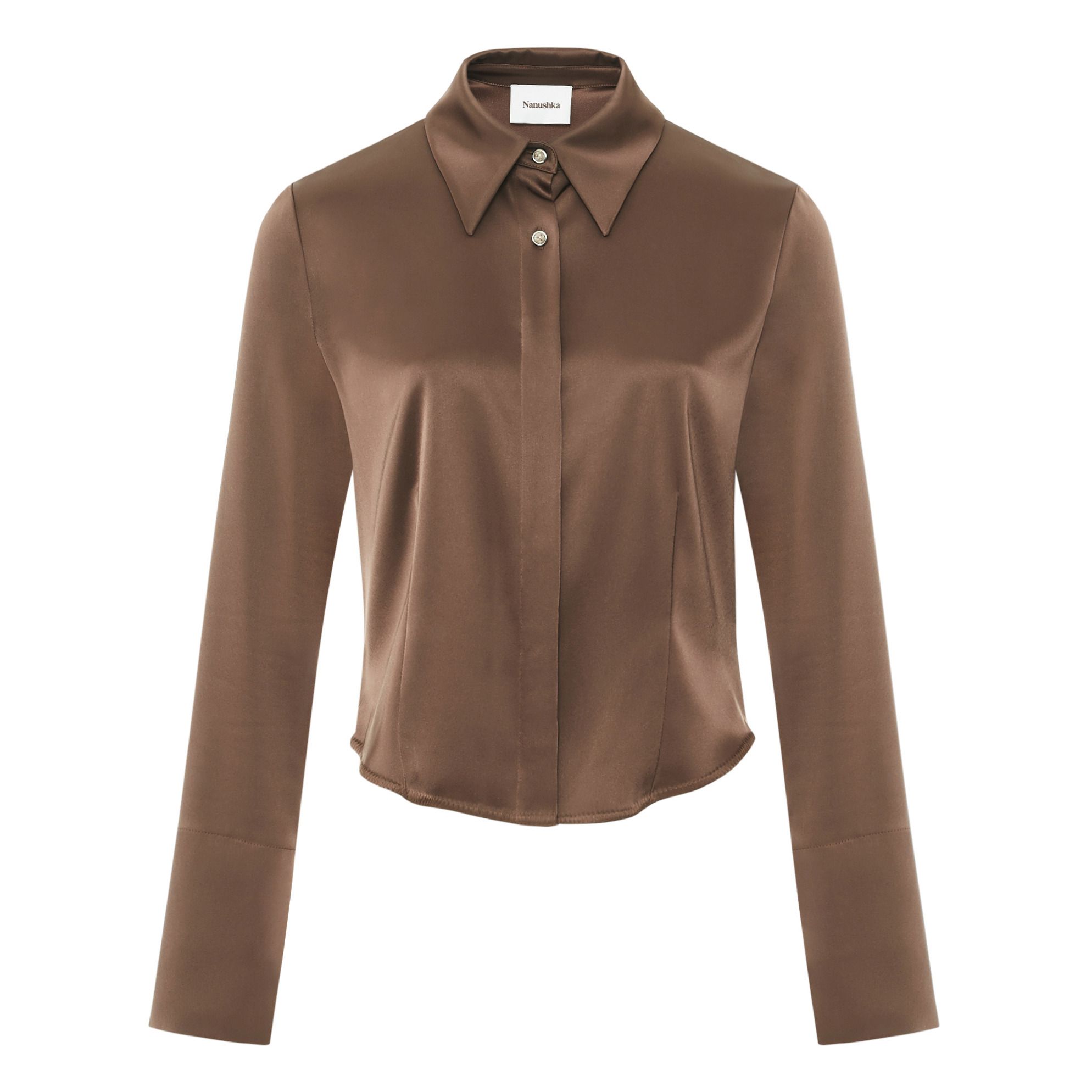 Chemise en Satin Lavé Alice