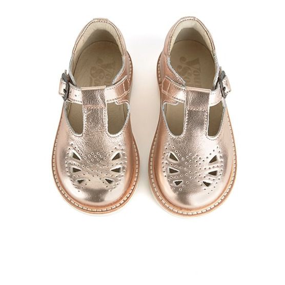 Baby Rosie Shoes | Pink Gold