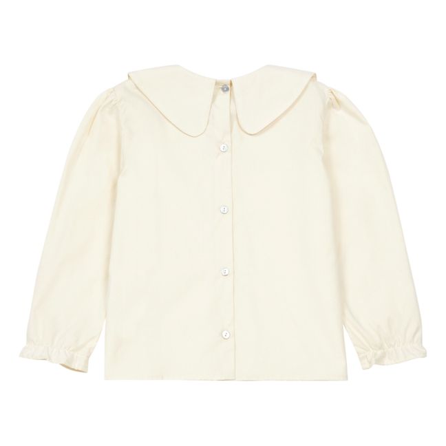 Blusa de algodón orgánico Joana | Blanco