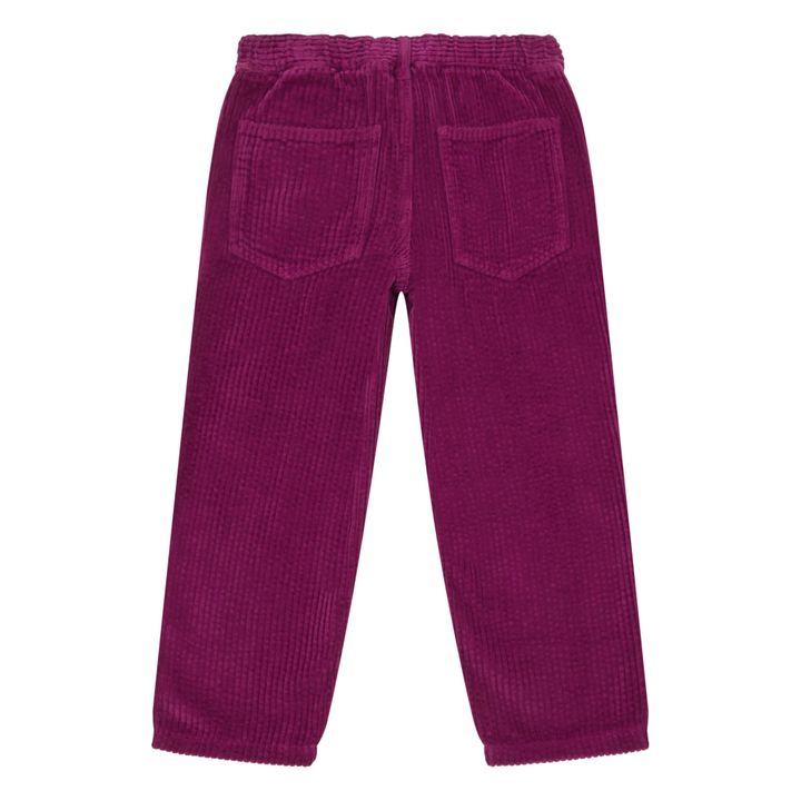 Pantalon Velours Côtelé | Rouge framboise- Image produit n°1