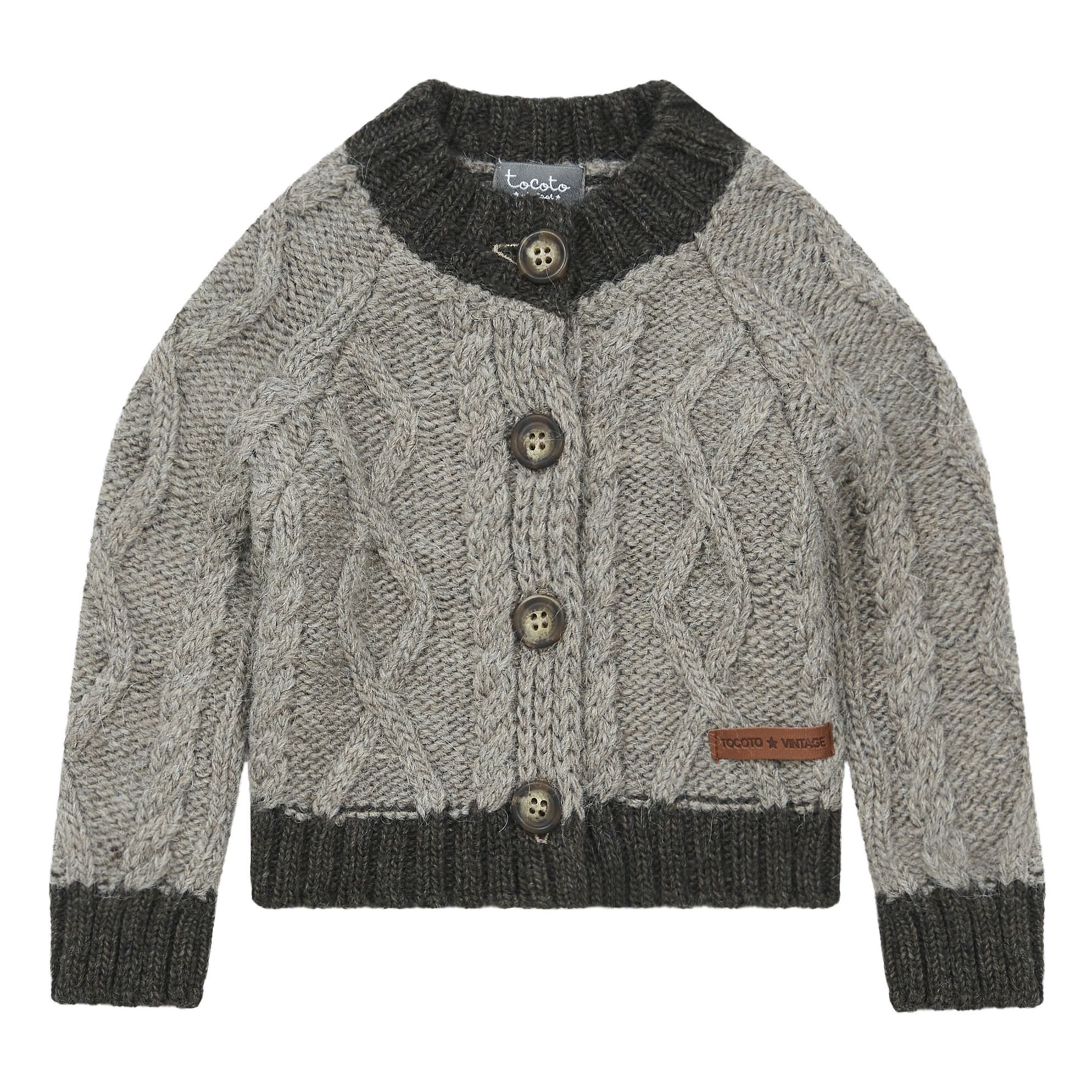 knotted cardigan