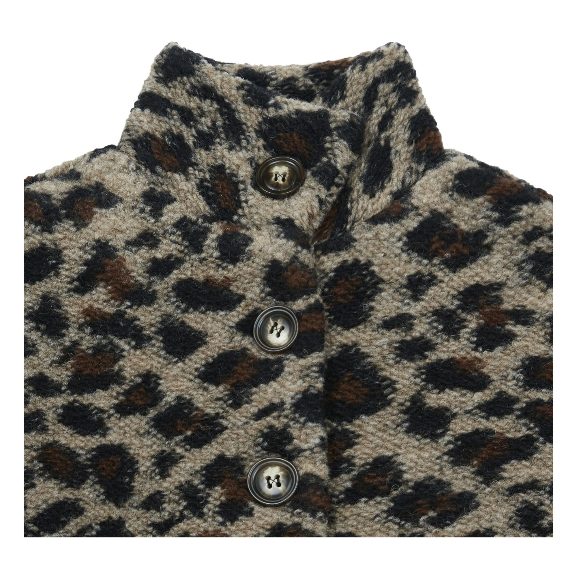 Manteau leopard online gris