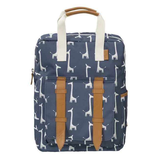 Giraffe Backpack Navy blue