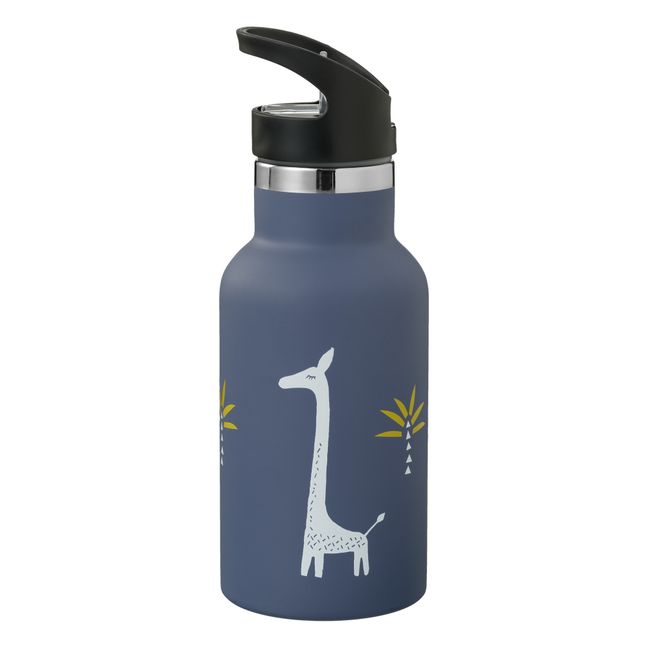 Giraffe 350ml Thermos Bottle Blue