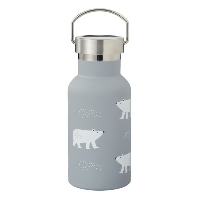 Polar Bear 350ml Thermos Bottle Grey