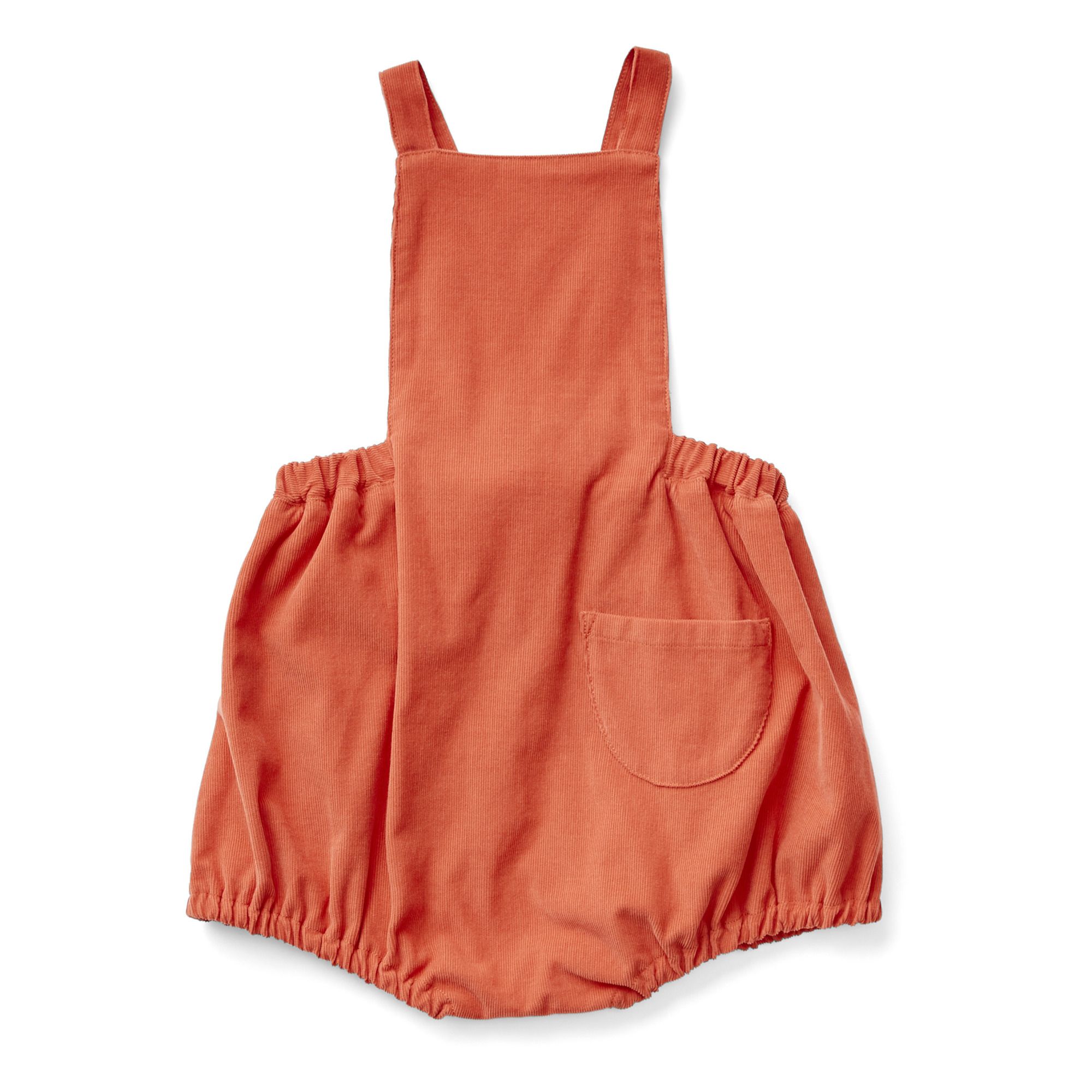 Soor Ploom - Barboteuse Oona Velours Côtelé - Fille - Rouge brique