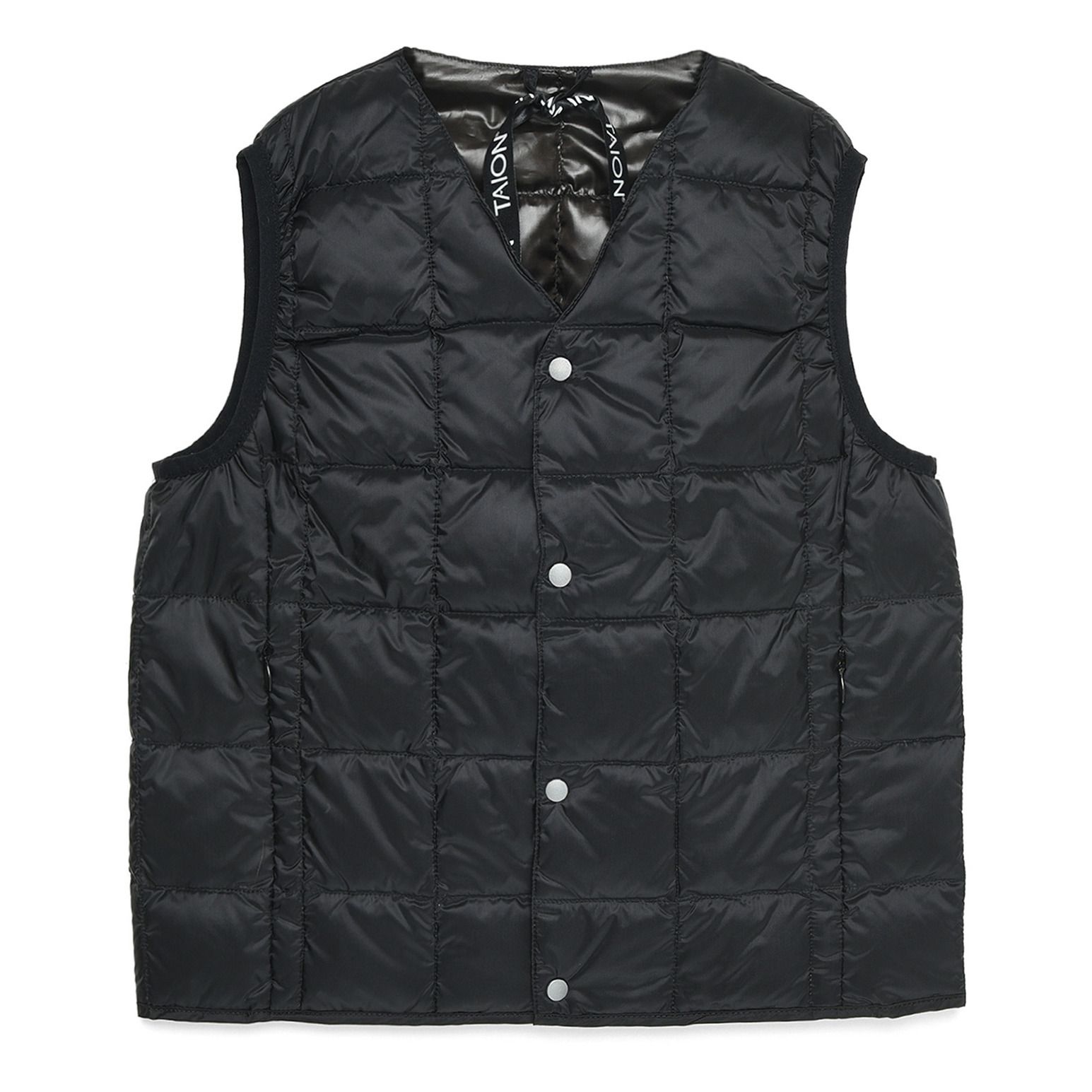 Taion - Doudoune Sans Manches Duvet Véritable - Fille - Noir