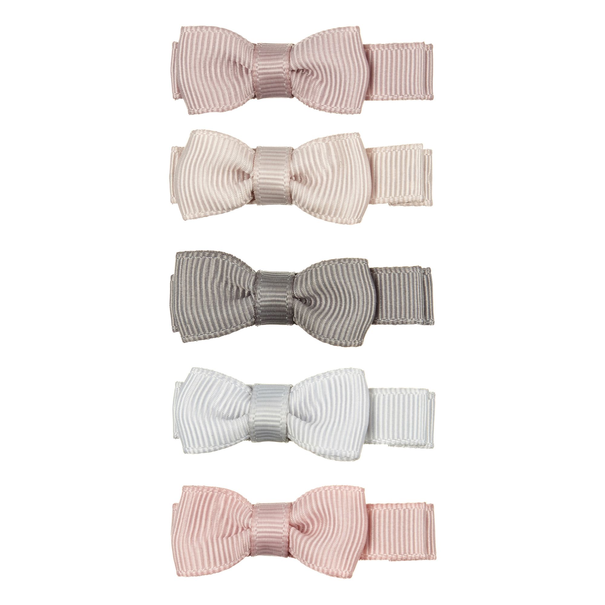 Mimi & Lula - Lot 4 Barrettes NÅ“ud Pastel - Fille - Rose
