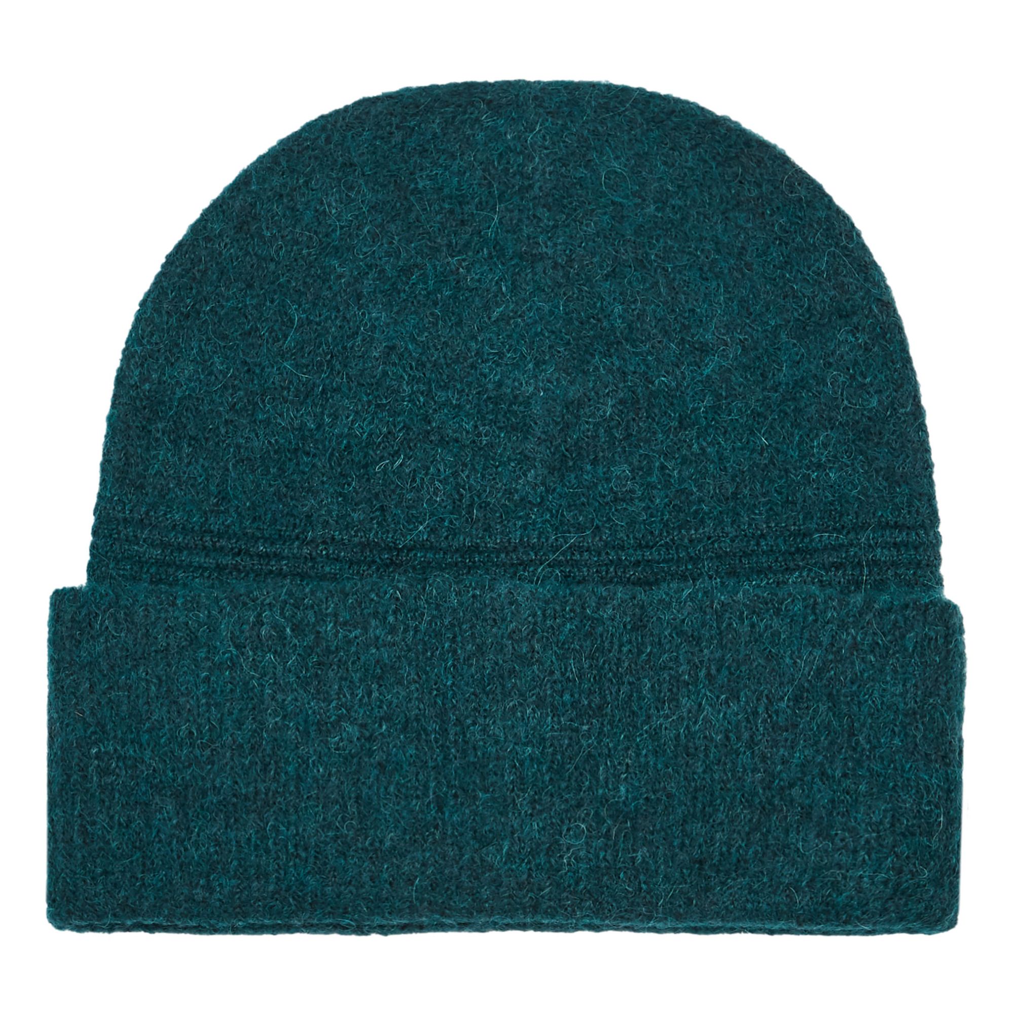 Berretto Rowa in lana e alpaca Verde Sessun Moda Adulto