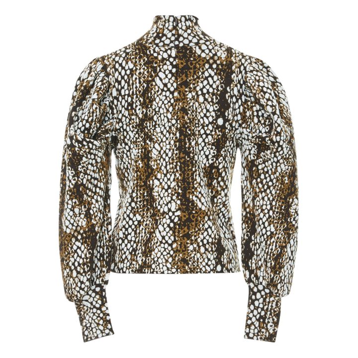 Sascha Jacquard Python-print Sweater 