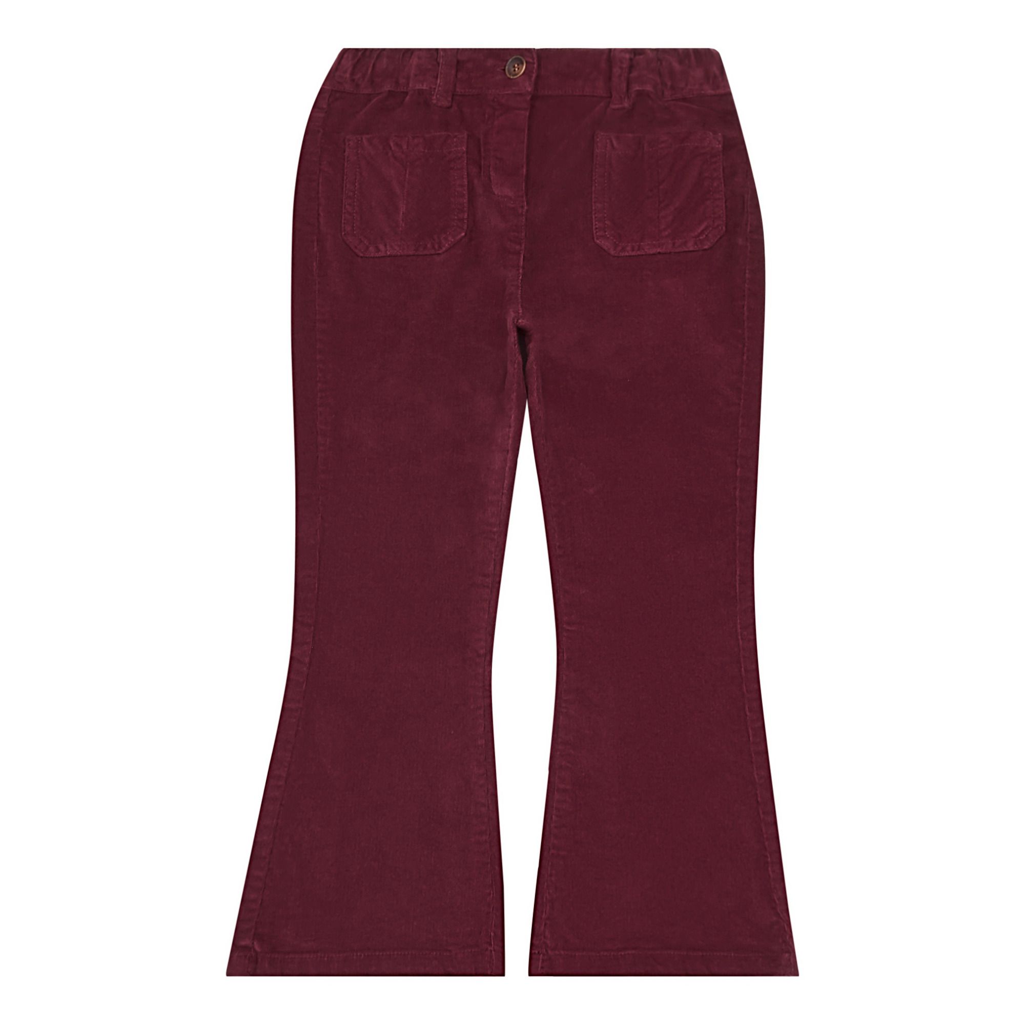 Zhoe & Tobiah - Pantalon Flare Velours - Fille - Bordeaux