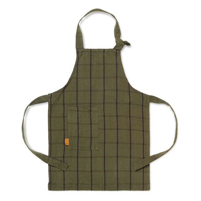Hale Linen Children's Apron | Khaki