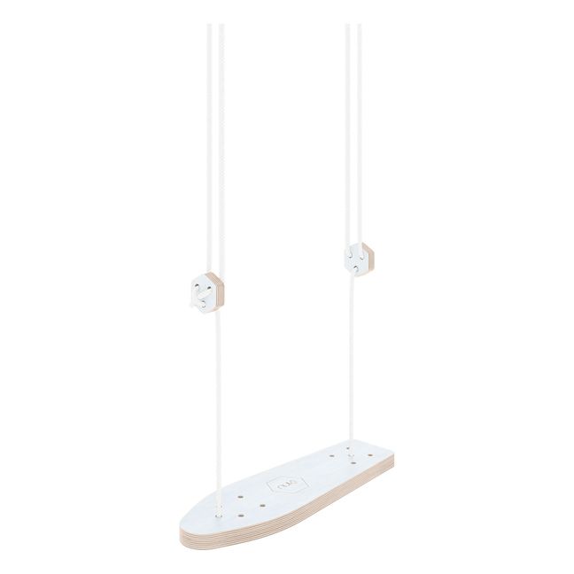 Birch Wood Swing | White